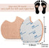 SATINIOR 24 Pieces Foot Pads for Dancer Sesamoiditis Pads for Ball of feet Pain Felt Forefoot Cushion Pads Self-Adhesive Foot Cushion Pads for Men Women Dancing Pain Relief (Beige)